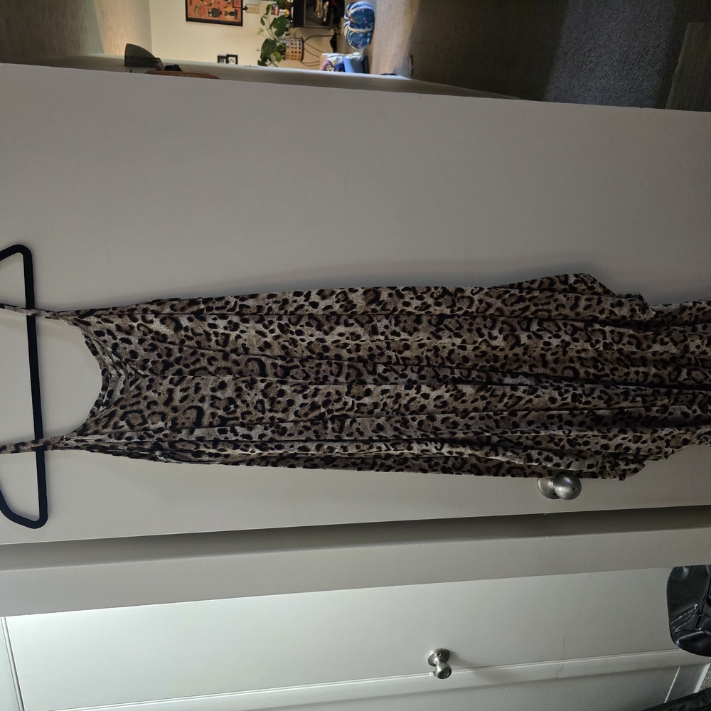 Leopard Print Maxi Dress